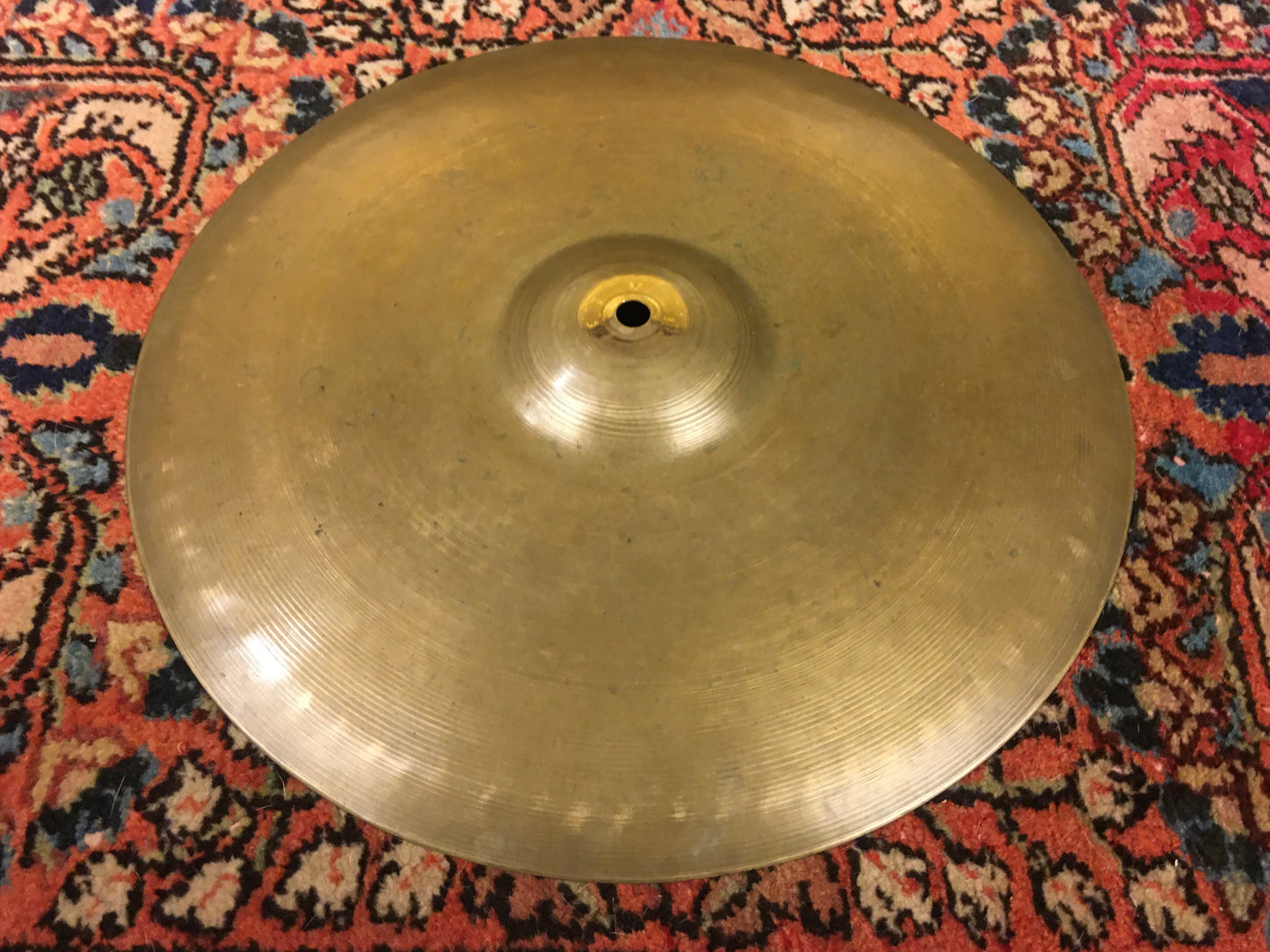 14" Vintage ZIldjian A Trans Stamp Hi Hat / Crash Cymbal Single 750g #590