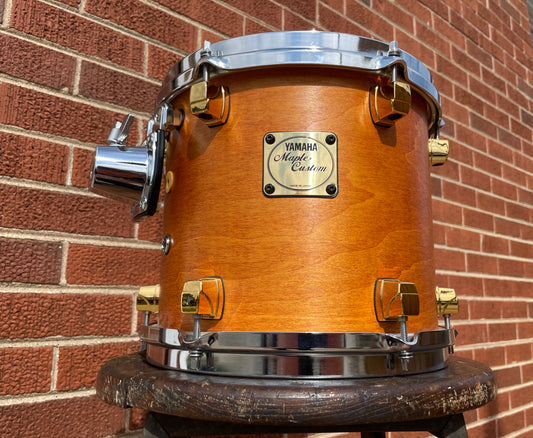 2000s Yamaha Maple Custom 9x10 Tom Drum Vintage Natural MIJ