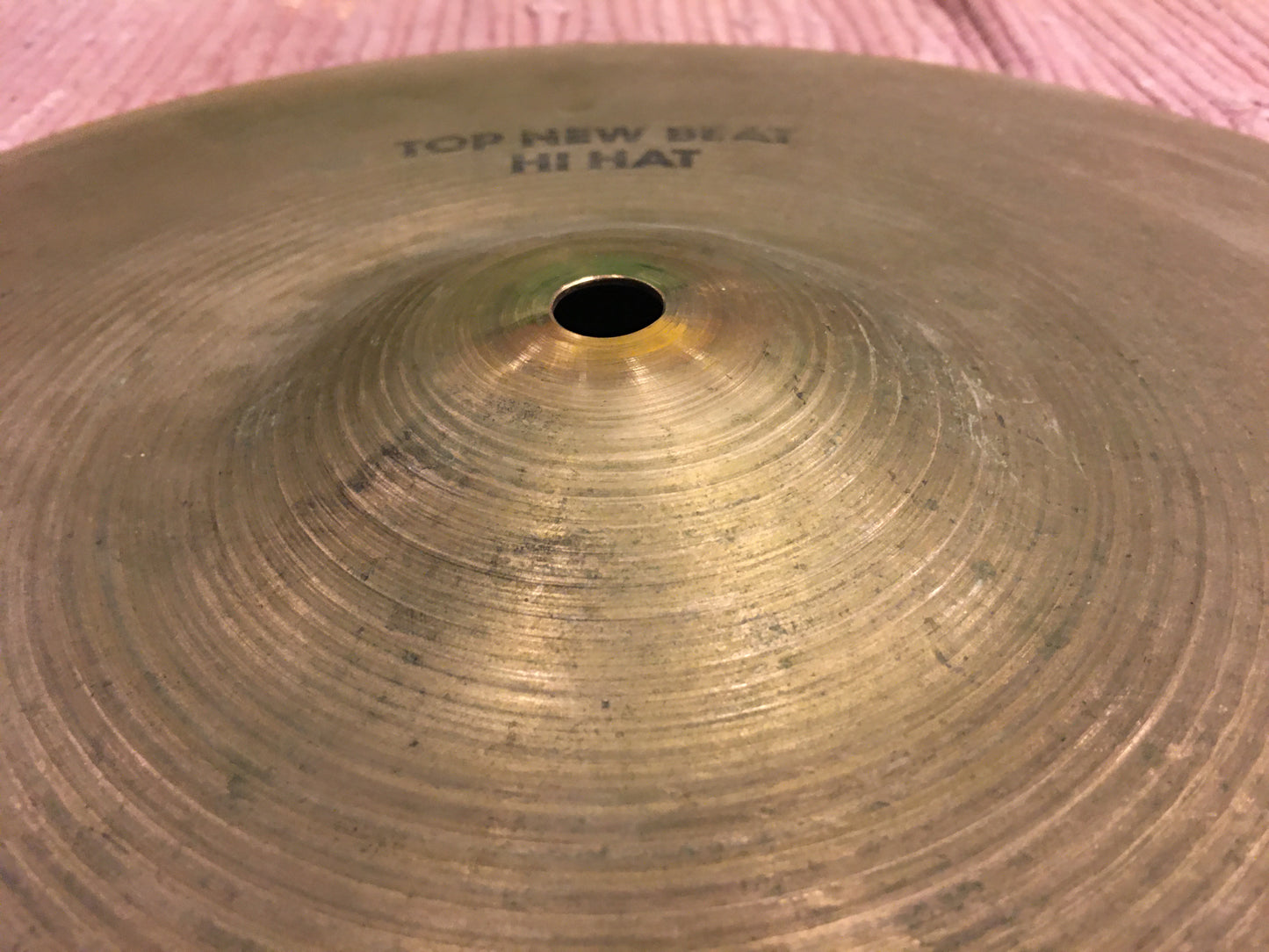 14" 1970s Zildjian A New Beat Hi Hat Cymbals 946/1392g #560