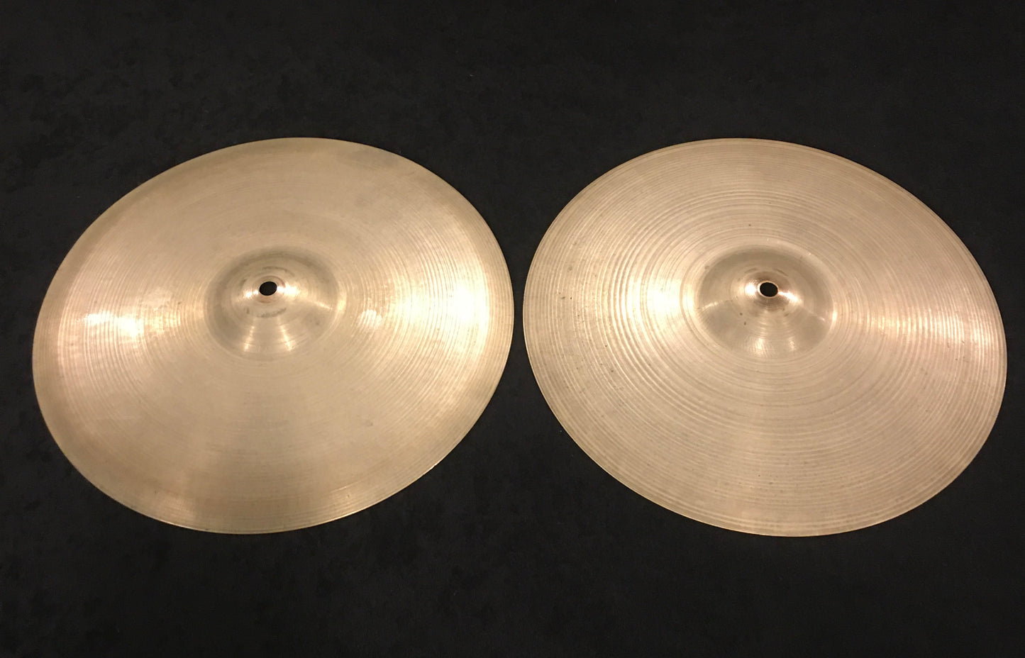 14" Zildjian A 1950s Factory Matched Flange Hi-Hat Cymbals 792/828g #639 *Sound File*