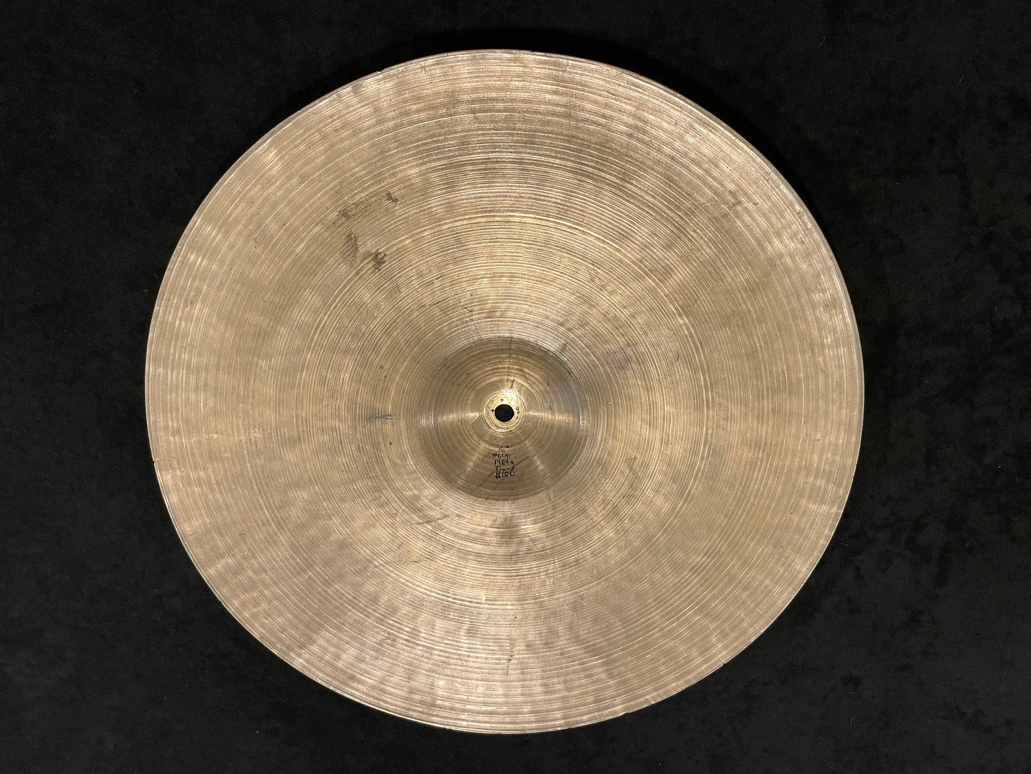 16" Zildjian A Trans Stamp Crash / Small Ride / Hi-Hat Bottom Cymbal 1484g #600