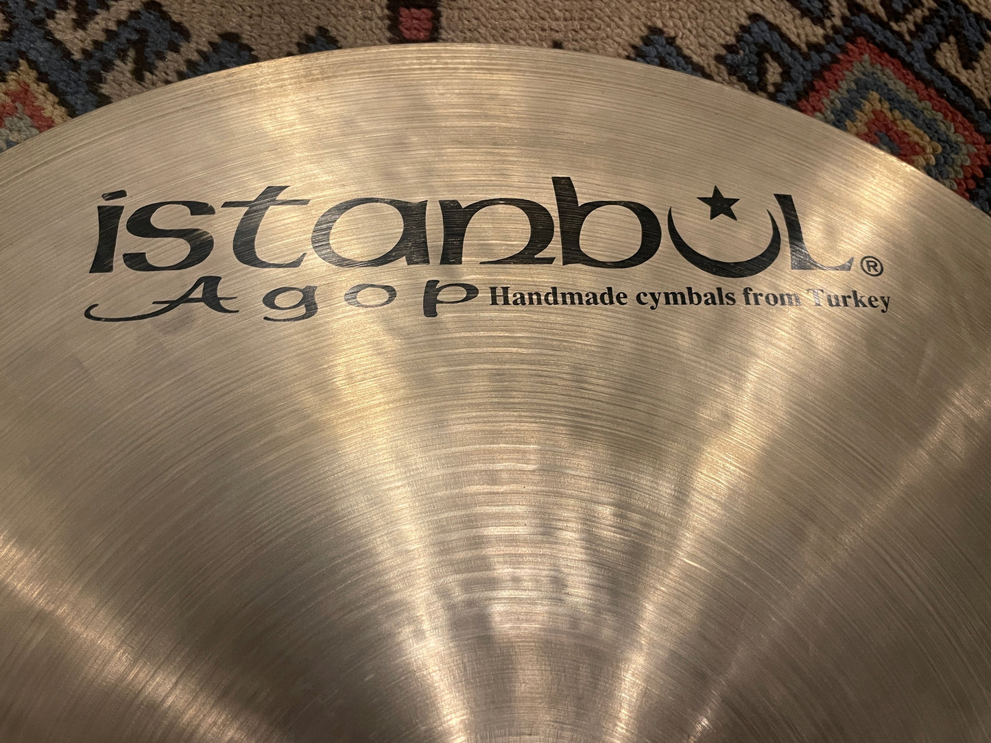 20" Istanbul Agop Traditional Medium Crash Cymbal 1770g *Video Demo*