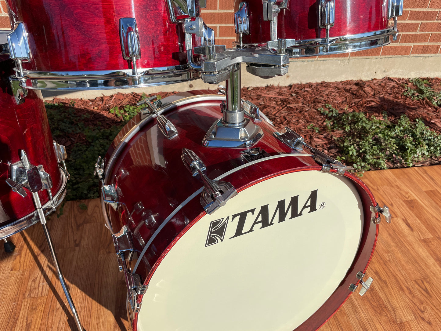 1983 Tama Superstar Drum Set Cherry Wine 14x20/8x12/9x13/14x14/16x16/5x14 Snare