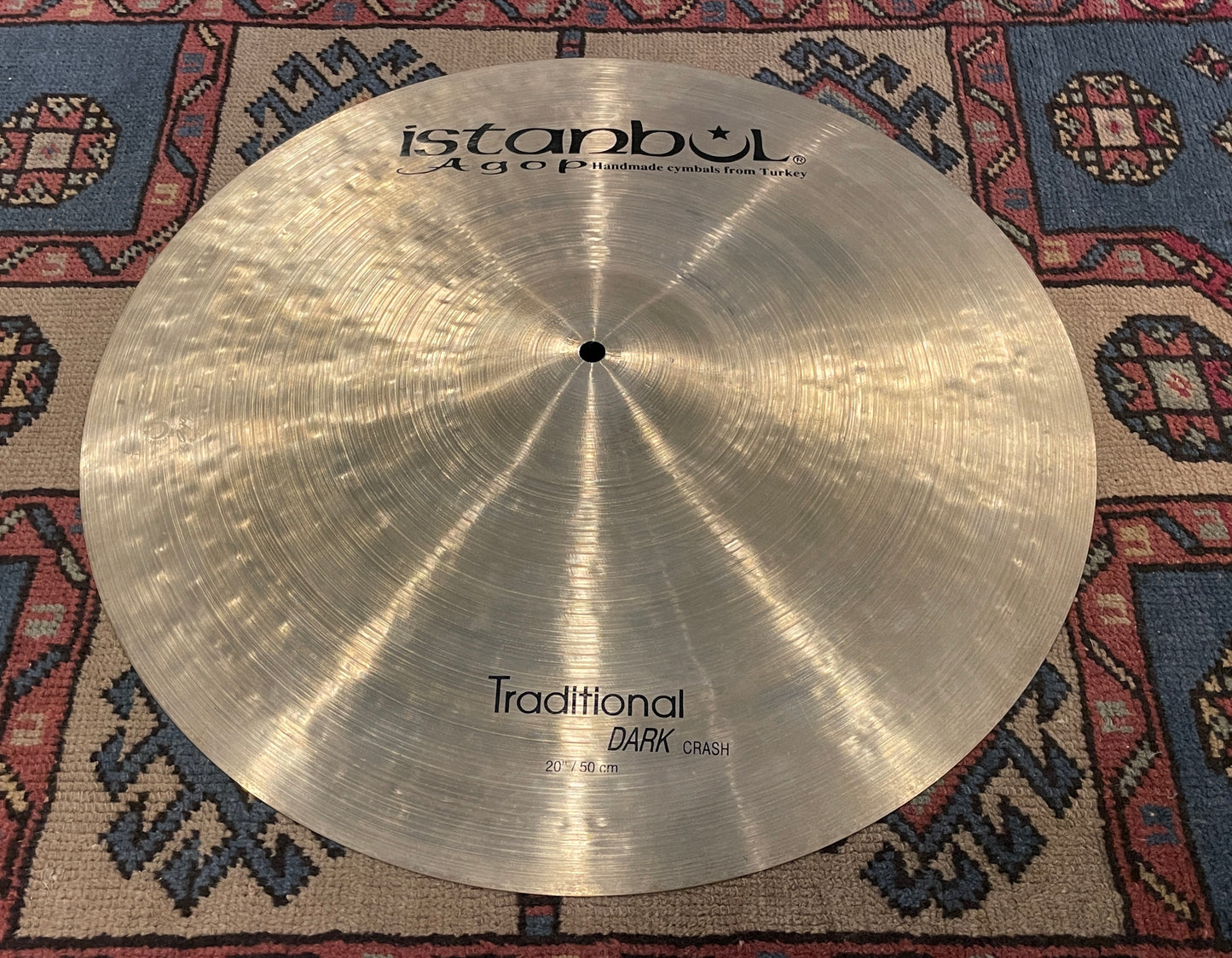 20" Istanbul Agop Traditional Dark Crash Cymbal 1698g *Video Demo*