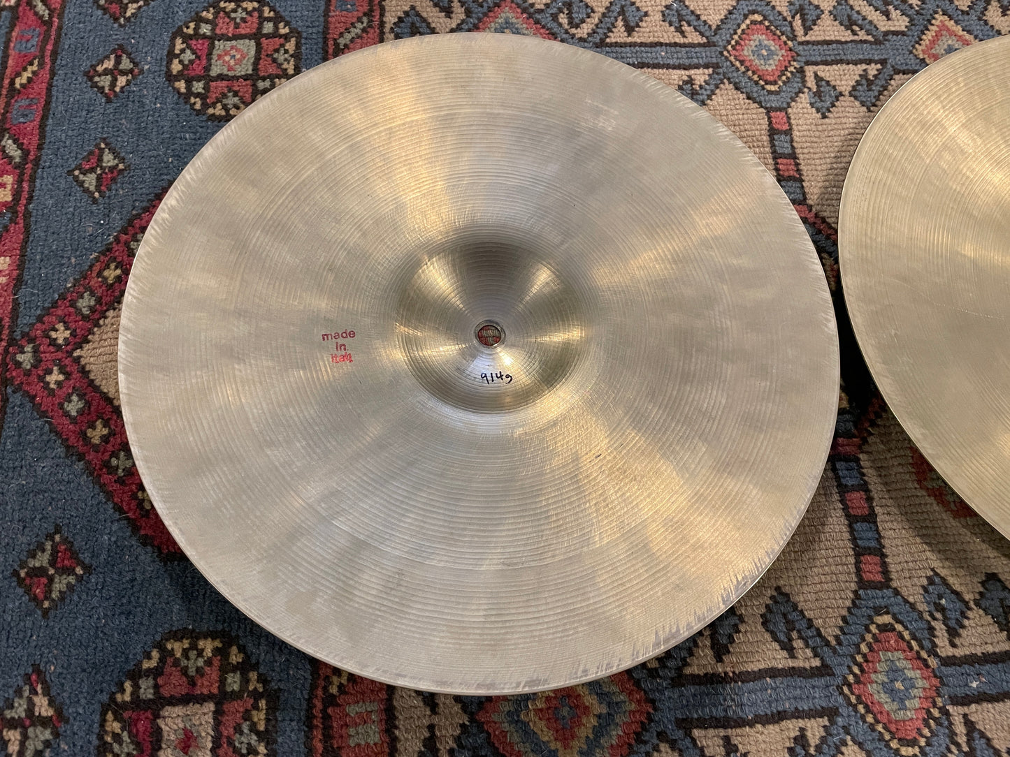 14" Sabian B20 Hi-Hat Cymbal Pair Made In Italy 914g/1204g