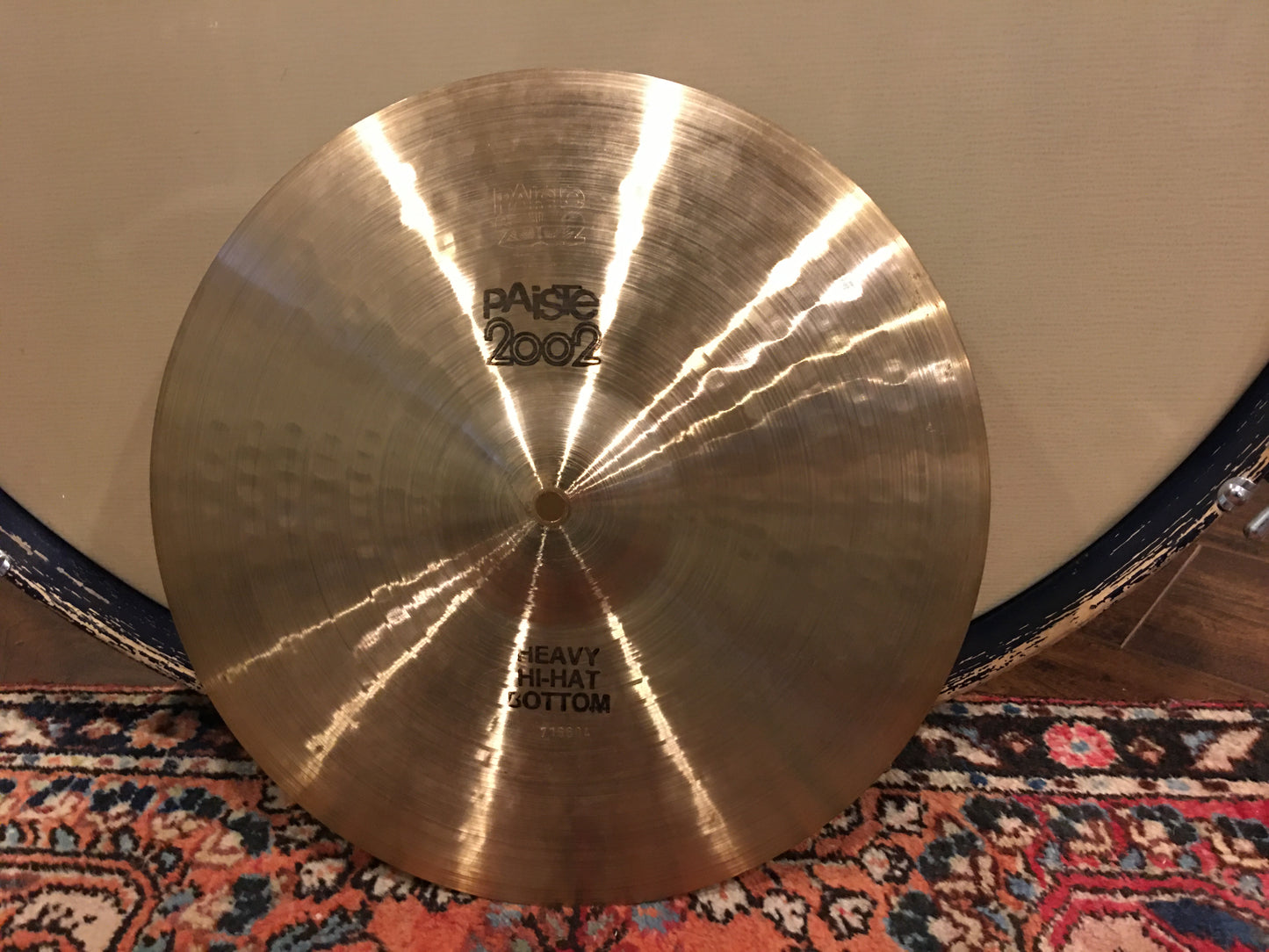 14" Paiste 1977 2002 Heavy Hi-Hat Cymbal Pair 988/1058g