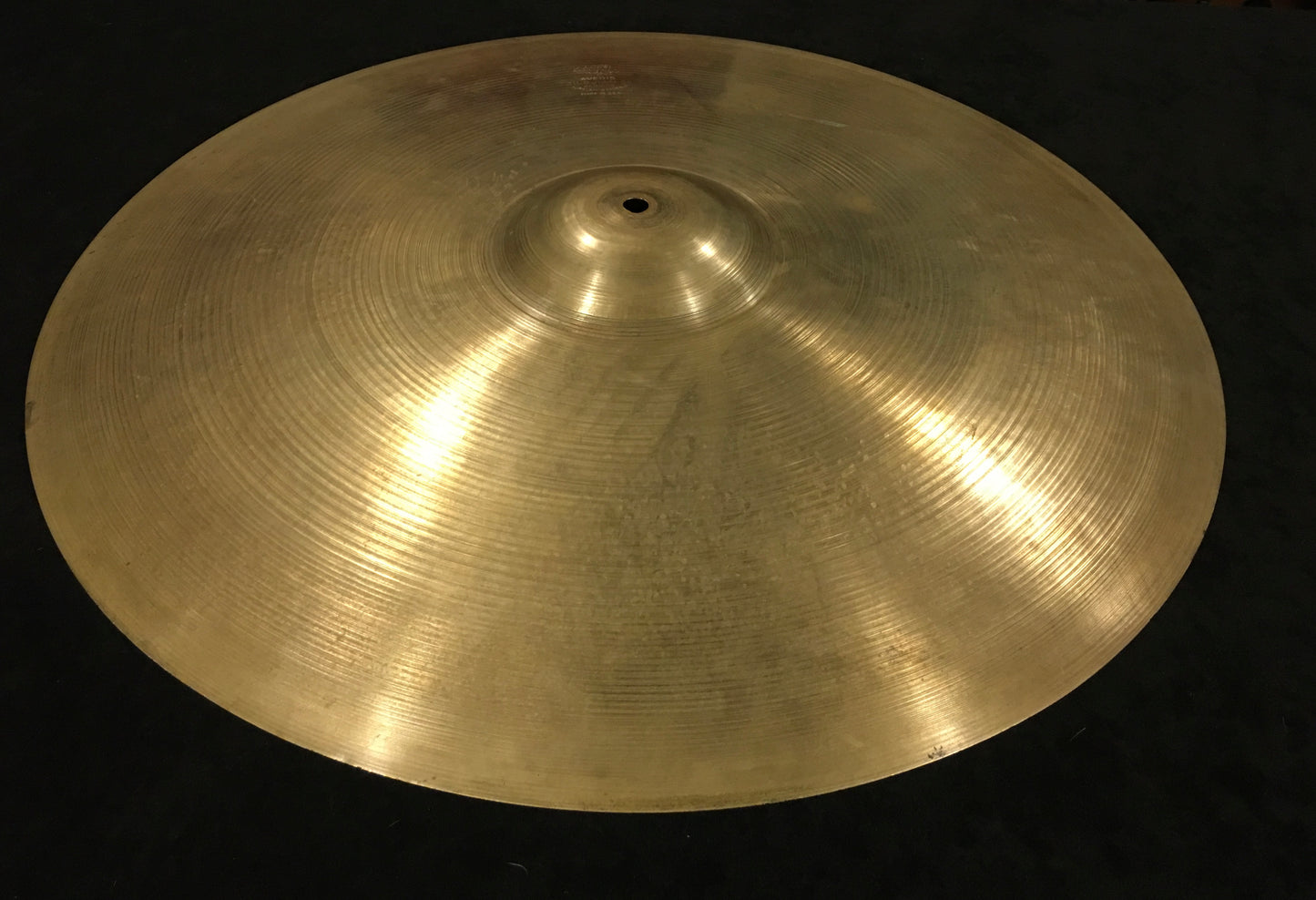 22" Zildjian A 1954-56 Large Stamp Ride Cymbal 2494g #555