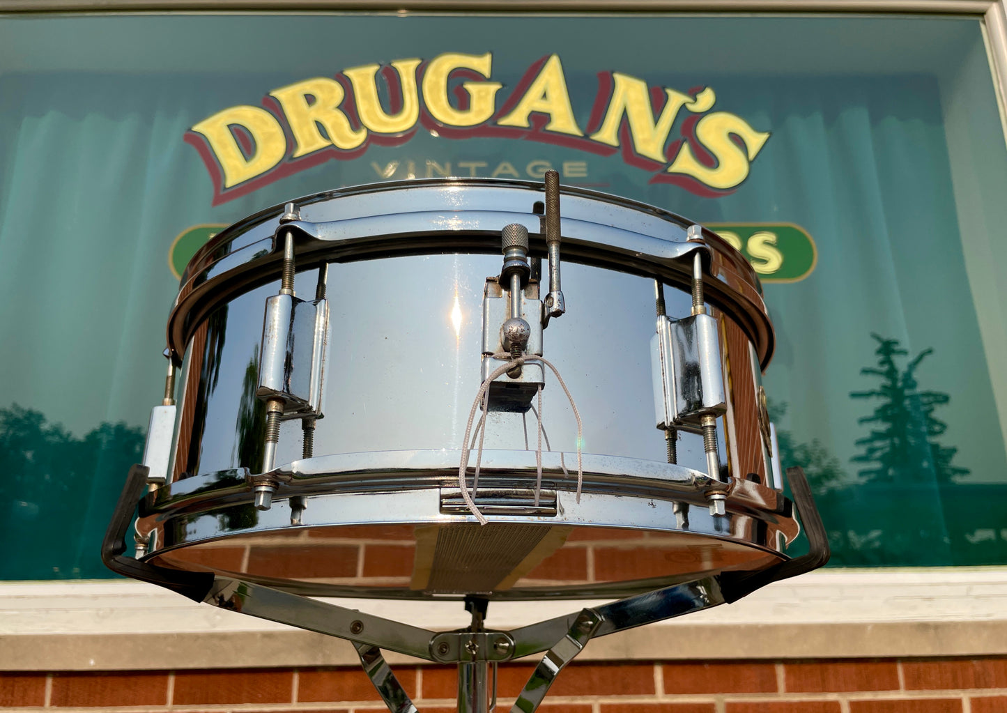 1960s Kent 5.5x14 Snare Drum Chrome Over Steel