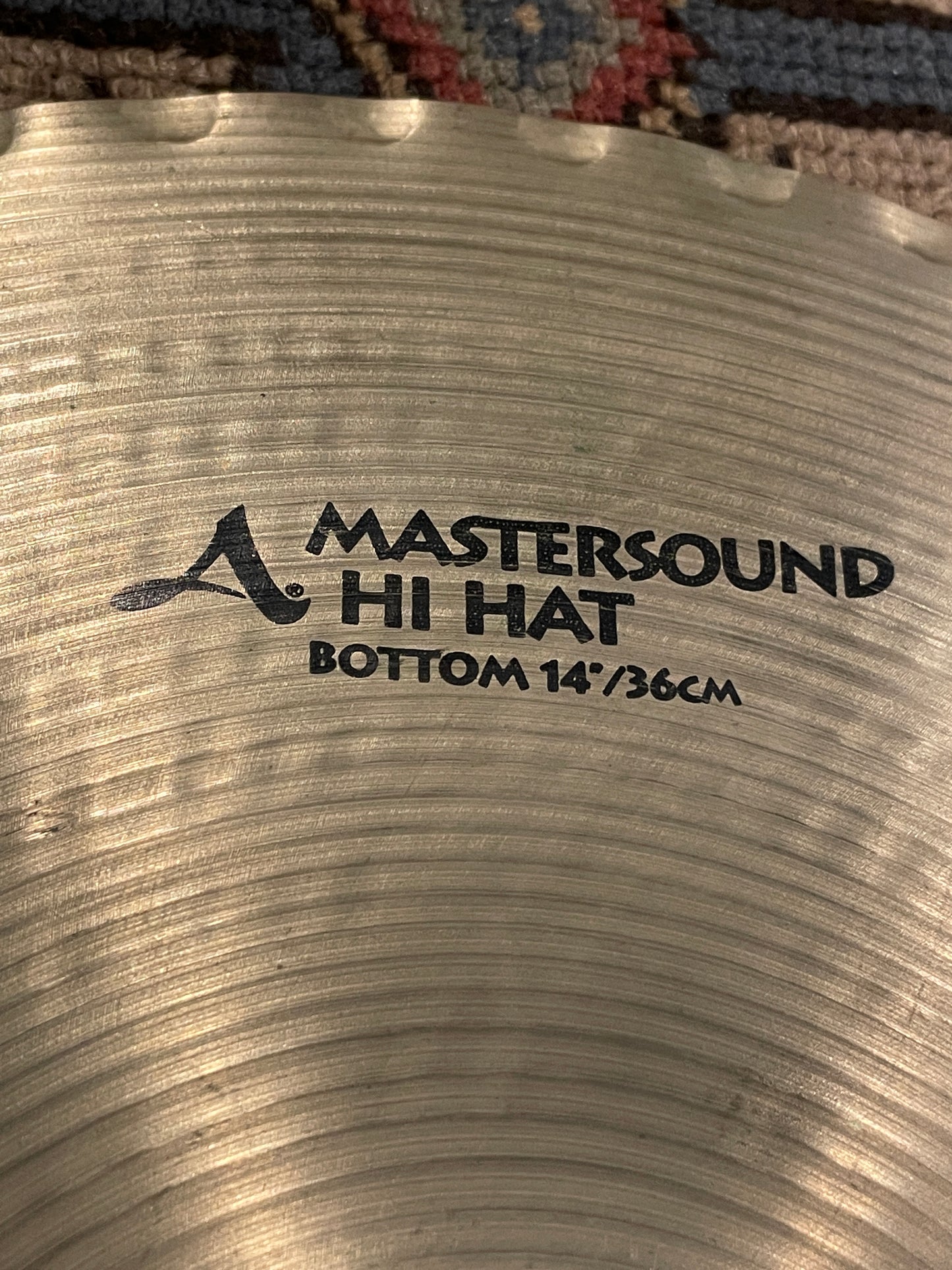 14" Zildjian A Mastersound Hi-Hat Bottom Cymbal 1500g