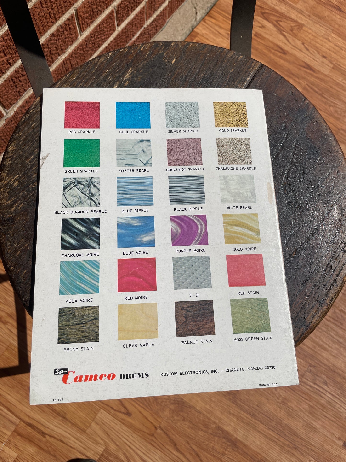 Vintage Camco Drum Catalog Kustom Era - The Aristocrat Of Drums