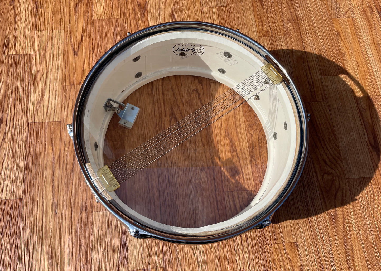 1966 Ludwig 5x14 Pioneer Snare Drum Blue Sparkle