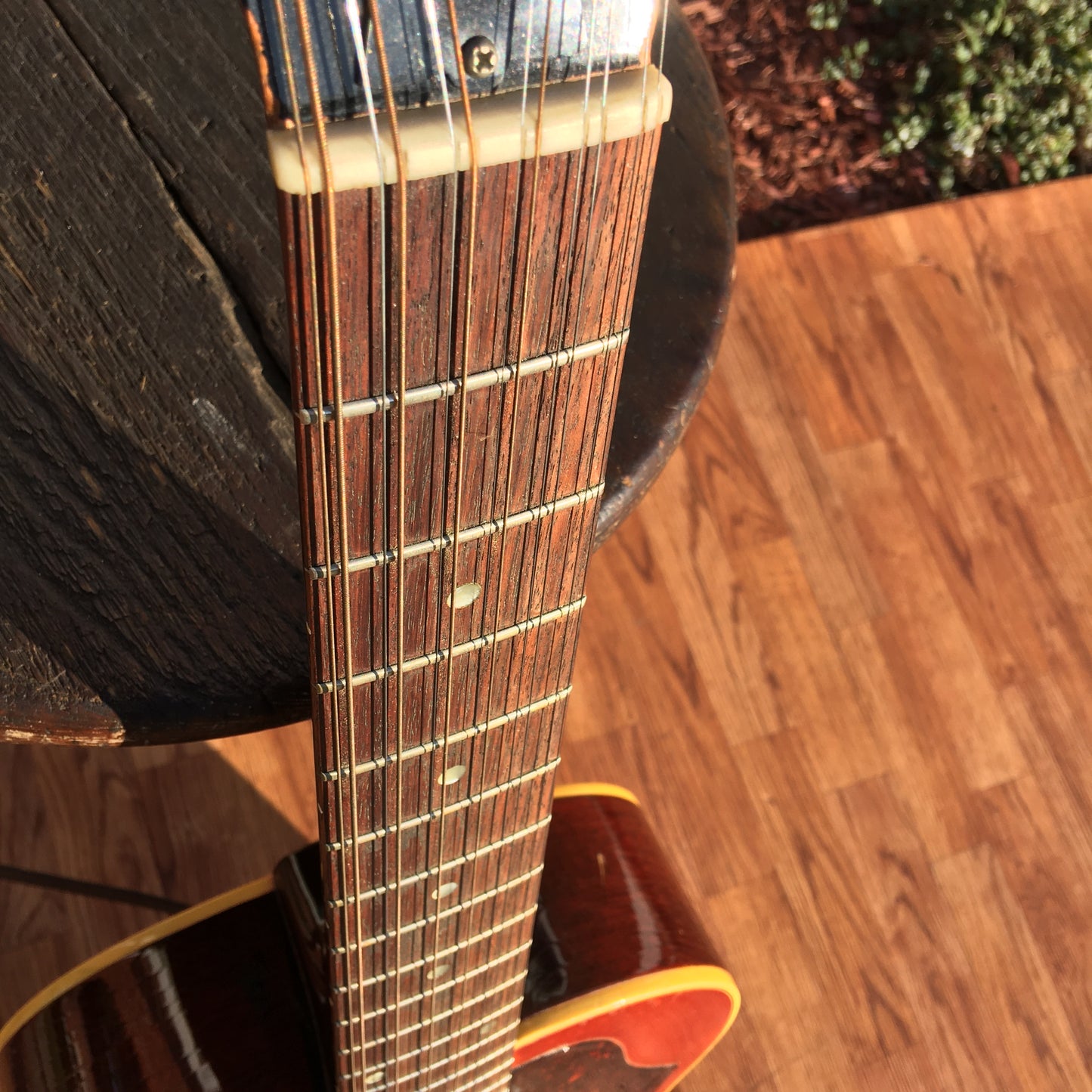 1966 Gibson B-25-12 Cherry Sunburst 12 String Acoustic Guitar