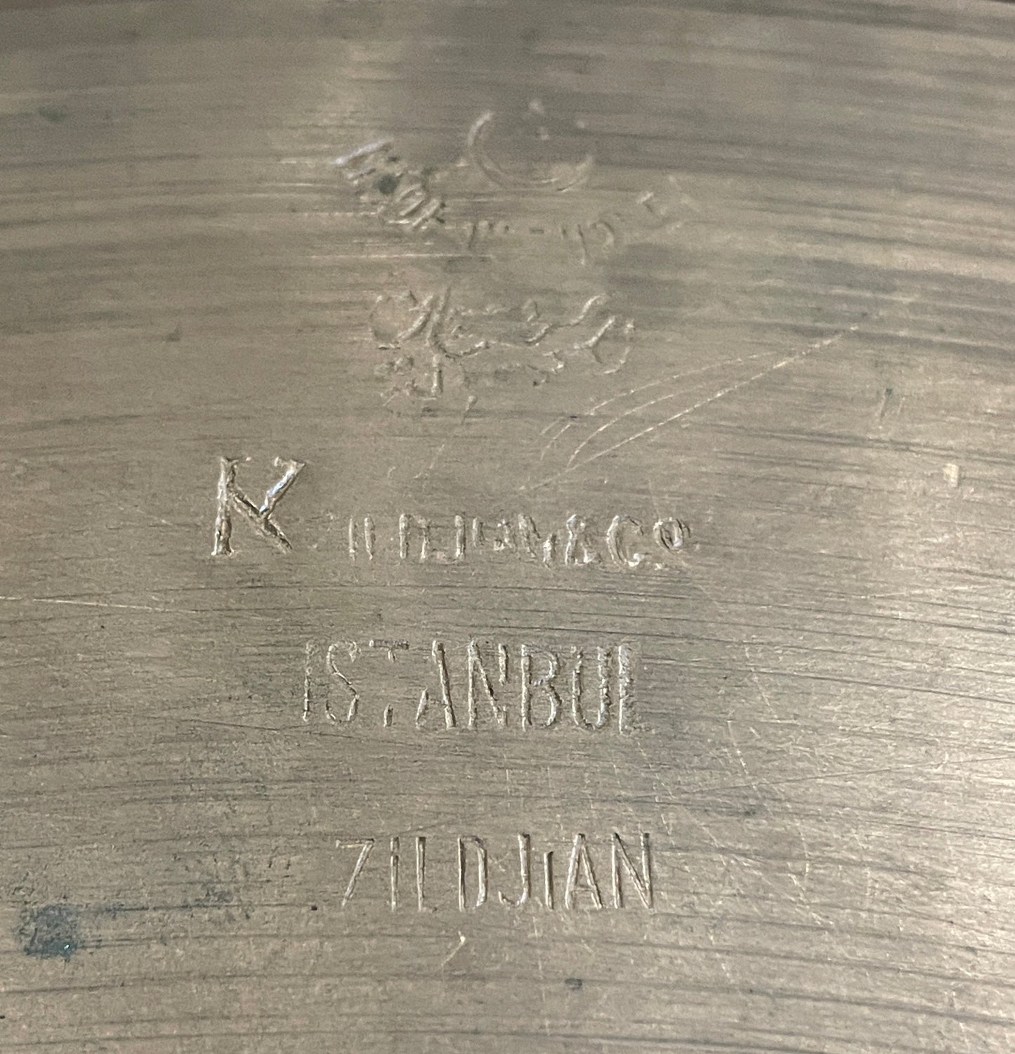 19" K Zildjian OS IIIb Istanbul Vintage Old Stamp Ride Cymbal 1706g #500 *Video Demo*