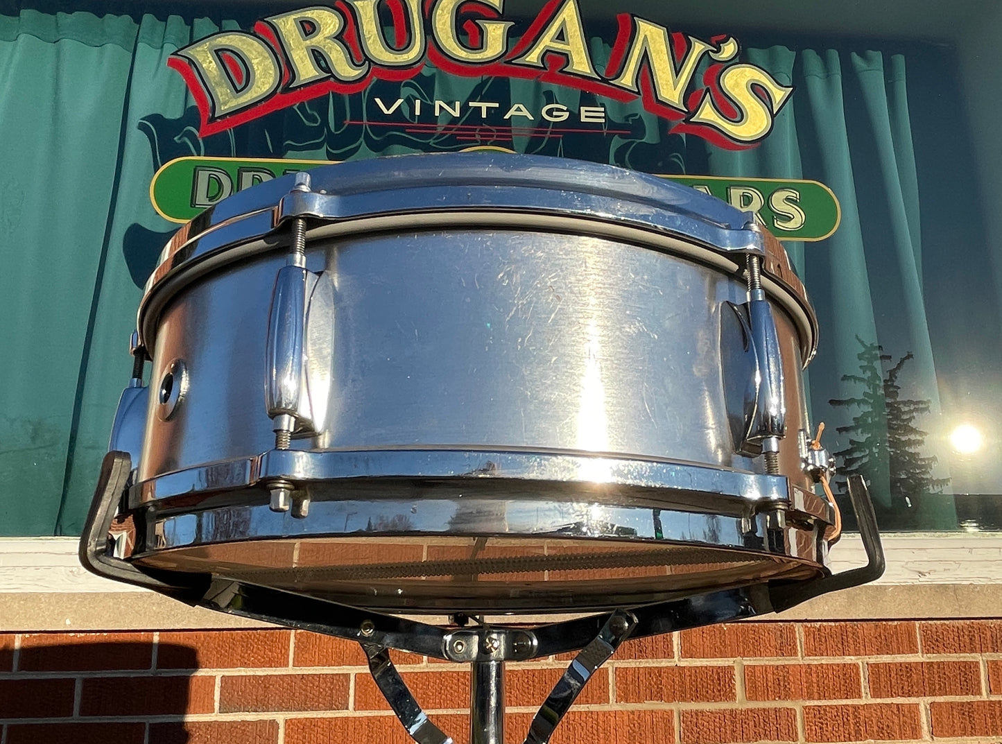 1960s Gretsch 5x14 Model 4105 Snare Drum Aluminum 6-Lug