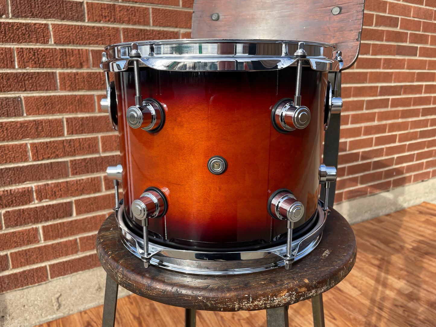 DW Design Series 8x10 Tom Drum Tobacco Burst Drum Workshop