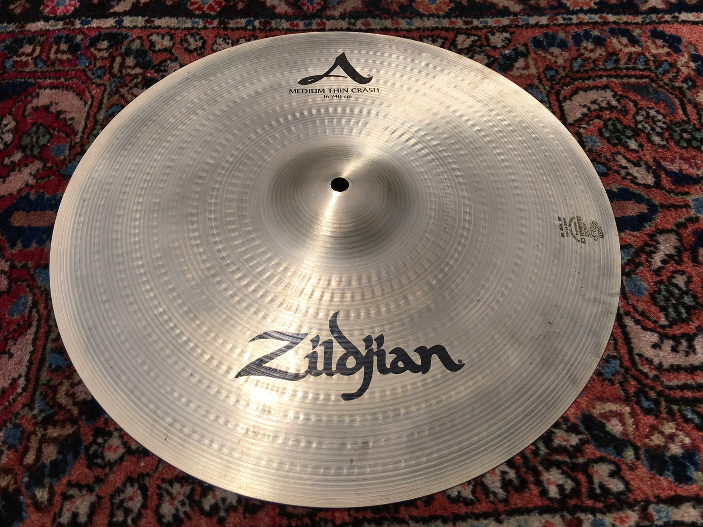 16" Zildjian A Medium Thin Crash Cymbal 1032g #611