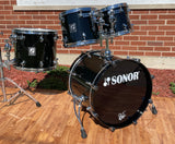2000 Sonor 125th Anniversary S-Class Drum Set Black 20/10/12/14