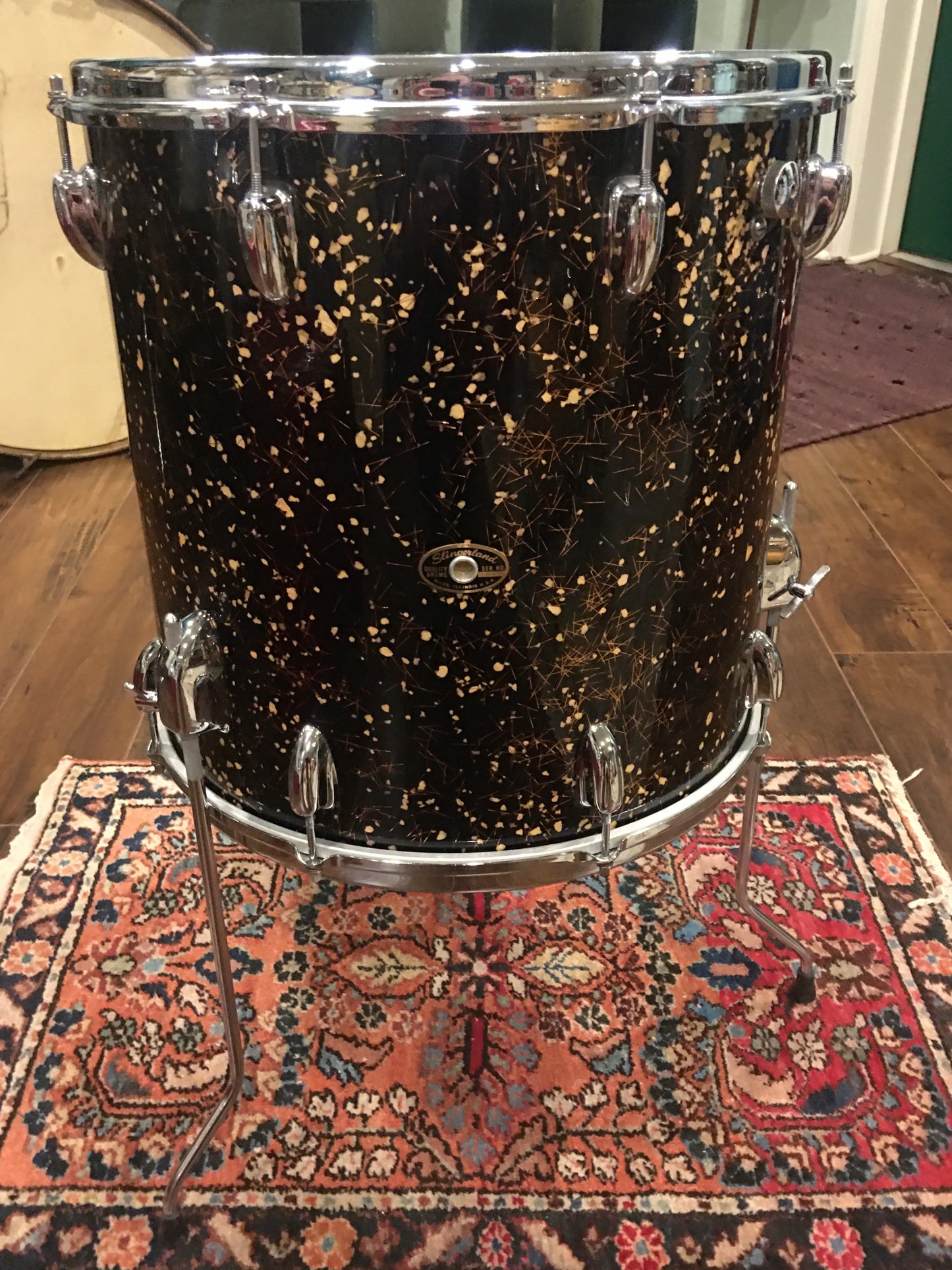 1960s Slingerland 16x16 Capri Pearl Floor Tom #2