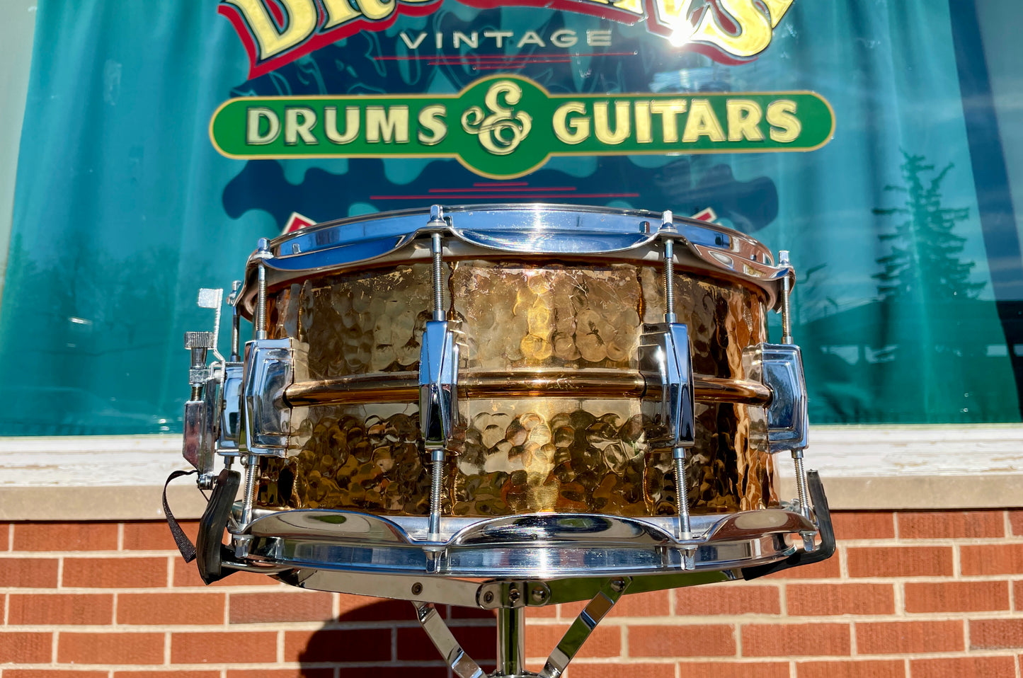 Ludwig 6.5x14 Hammered Bronze Phonic Snare Drum