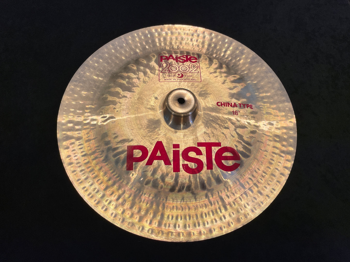 18" Paiste 2002 China Type Cymbal 1286g
