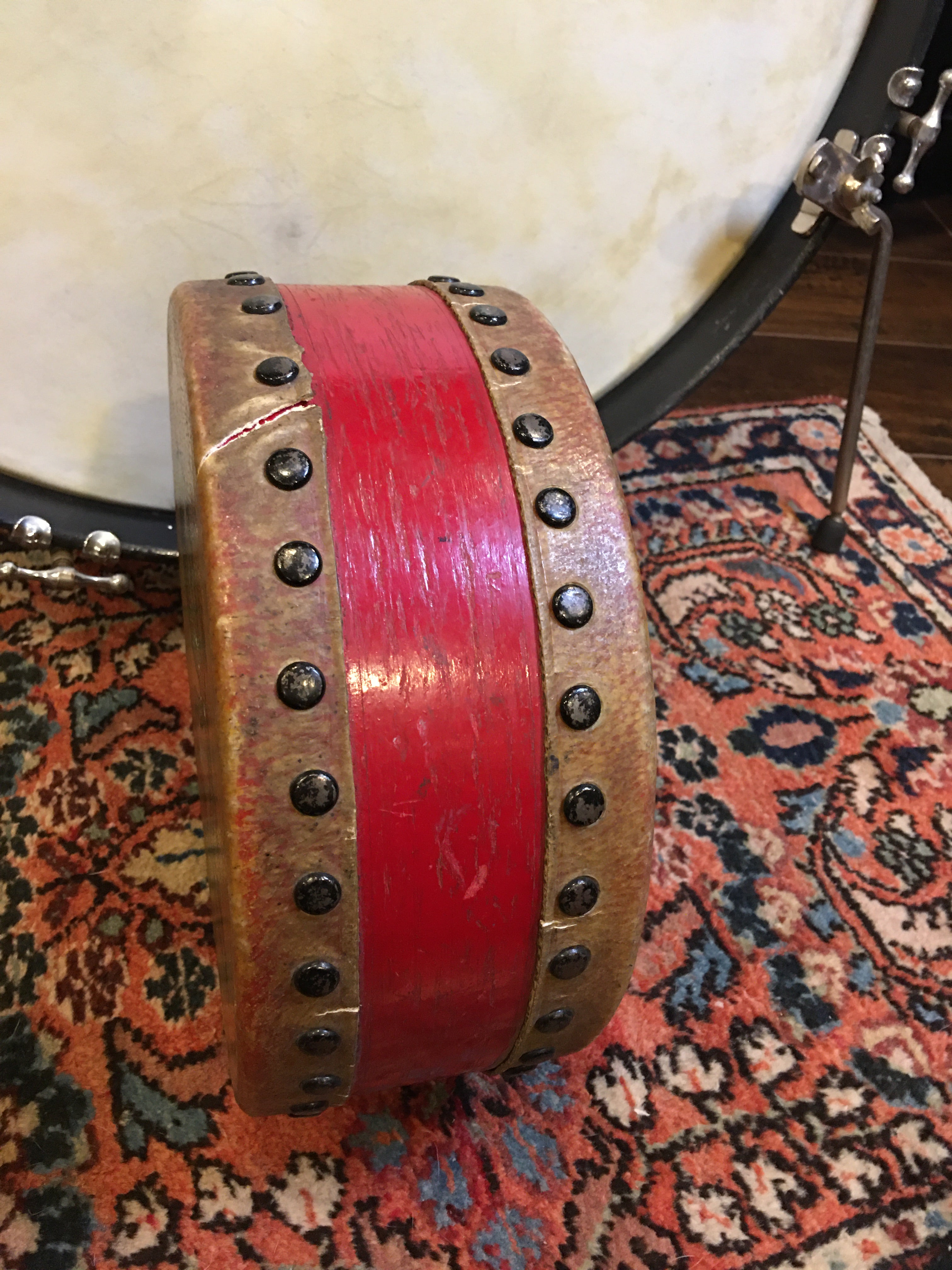 1920s 1930s Ludwig Ludwig 4x10 Chinese Tack Dragon Tom Drum Leedy 1920s-1930s-ludwig-ludwig-4x10-chinese-tack-dragon-tom-drum-leedy