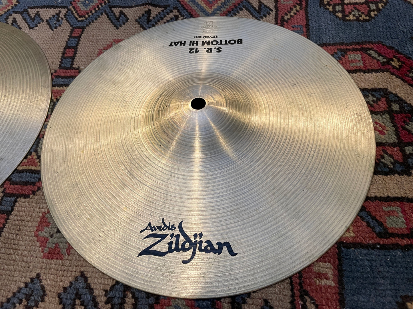 12" Zildjian A Studio Recording S.R. Hi-Hat Cymbal Pair 676g/750g