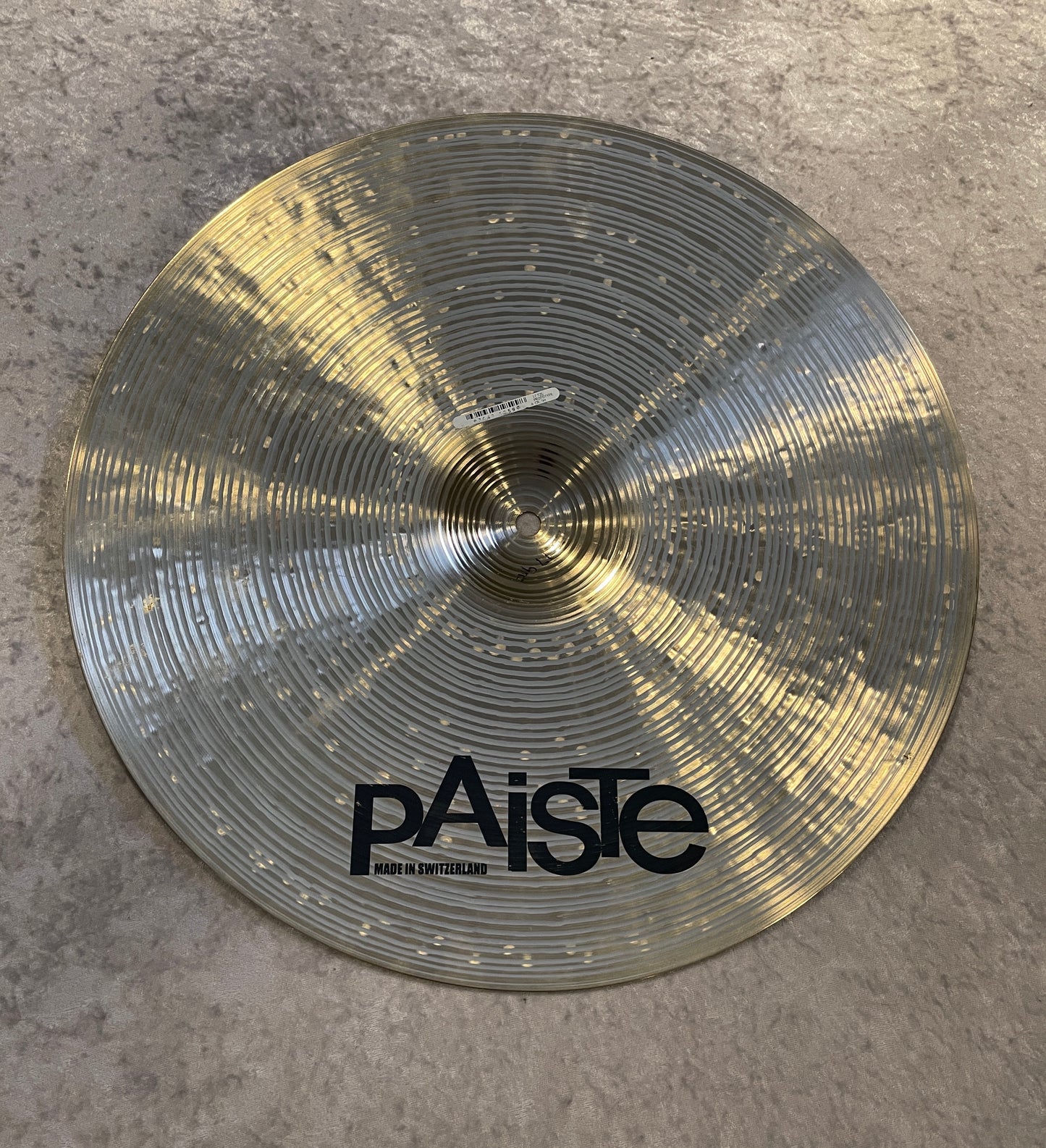 17" Paiste Twenty Series Prototype Crash Cymbal 1377g