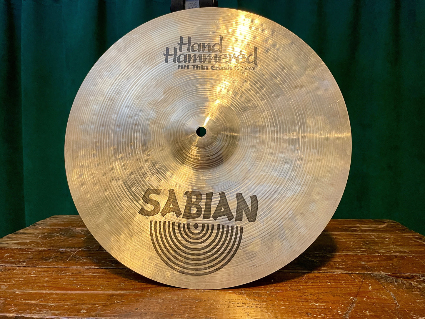 15" Sabian Hand Hammered HH Thin Crash Cymbal 930g