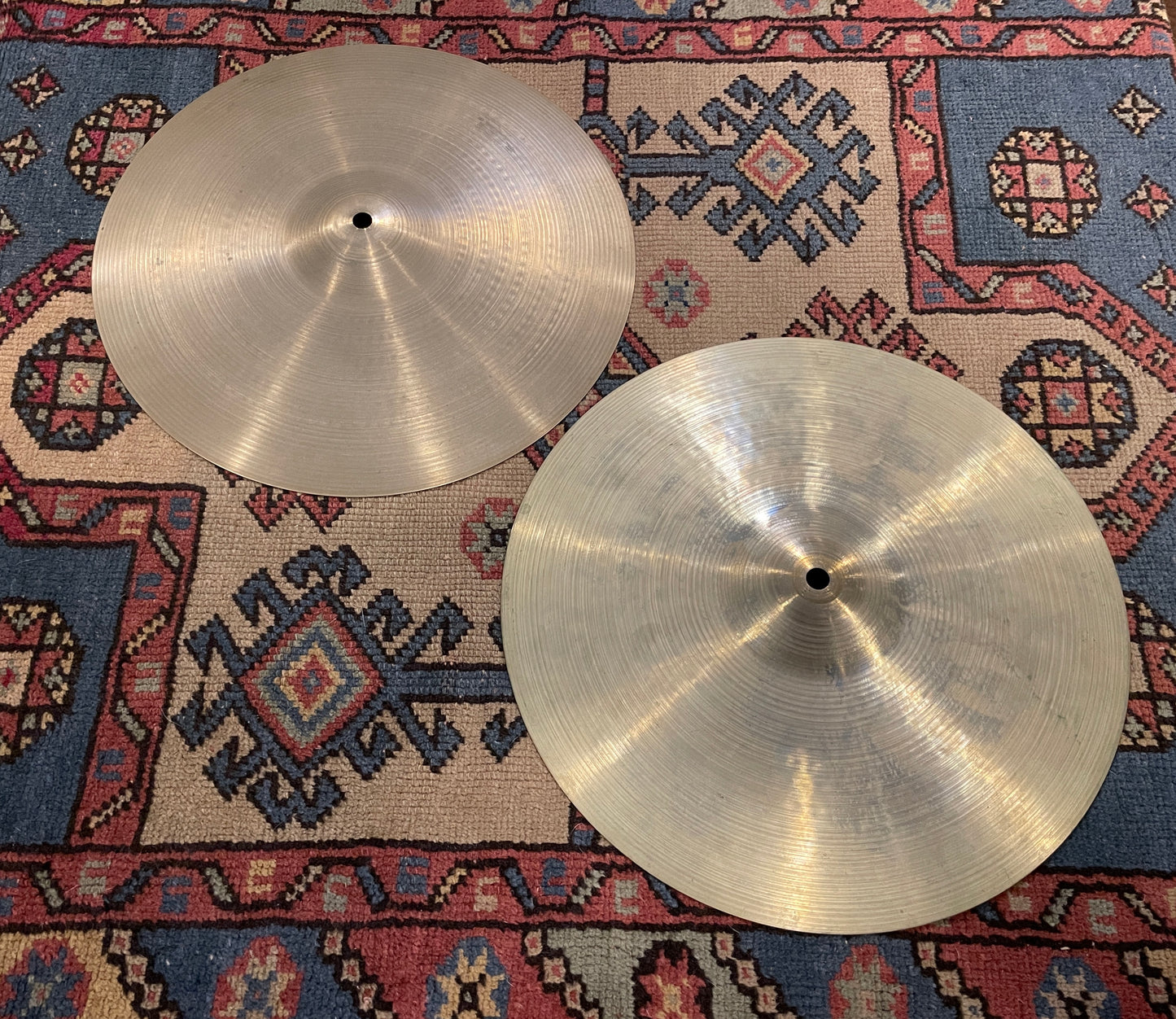 14" Zildjian A 1970s New Beat Hi-Hat Cymbal Pair 948g/1388g *Video Demo*