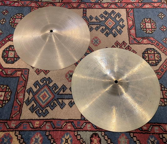 14" Zildjian A 1970s New Beat Hi-Hat Cymbal Pair 948g/1388g *Video Demo*