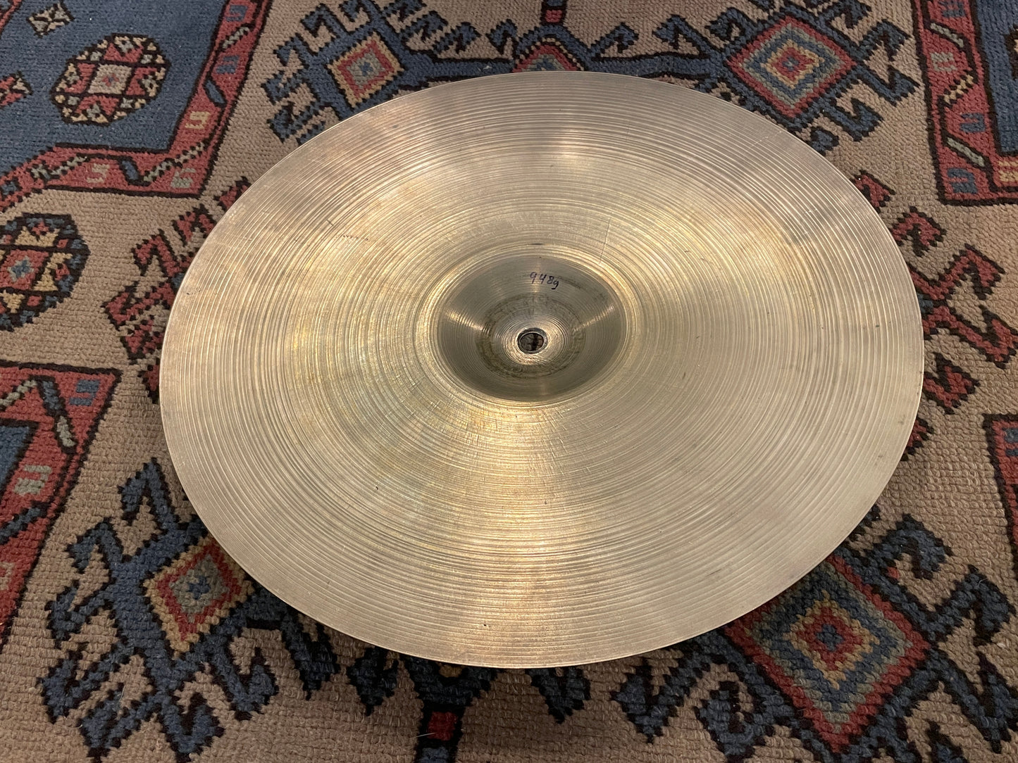 15" Zildjian A 1960s Hi-Hat Single / Small Crash Cymbal 948g #872