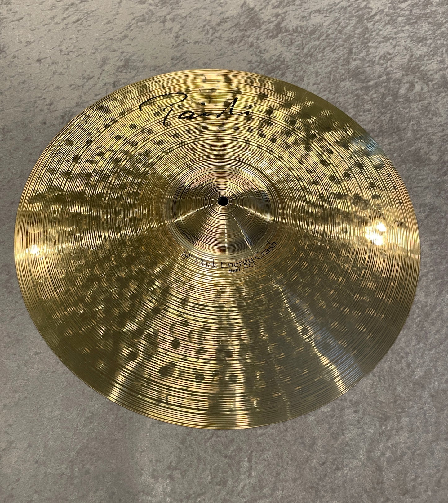 19" Paiste Signature Dark Energy Mark I Crash Cymbal 1714g