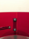 1970s Ludwig 5x14 Vistalite 10 Lug Snare Drum Red