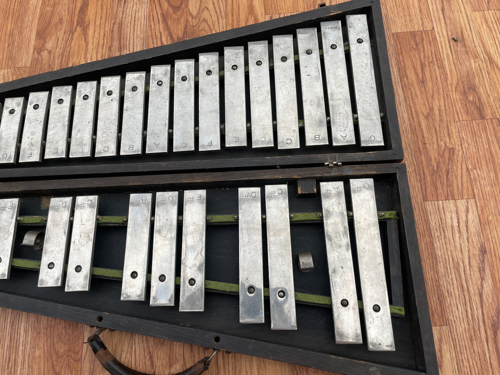 Early 1900s Vintage Deagan Orchestral Bell Set Glockenspiel Drugan's