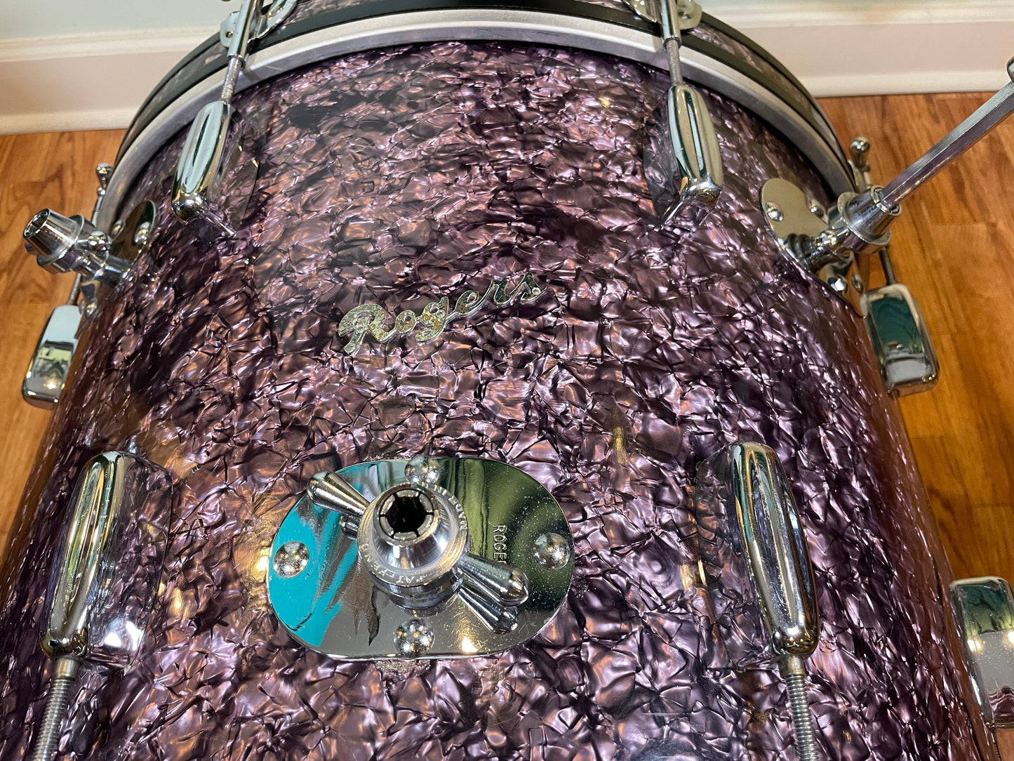 1959 Rogers Holiday Drum Set Purple Diamond Pearl 20/12/16/5x14