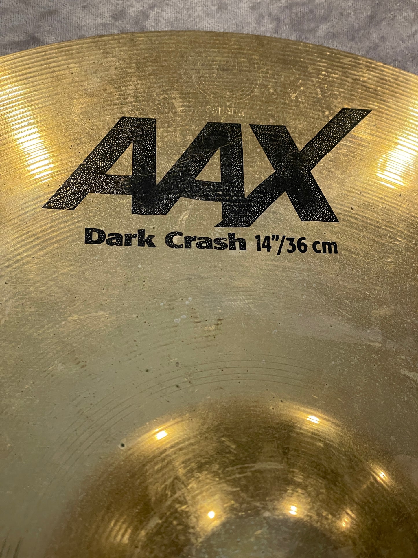 14" Sabian AAX Dark Crash Cymbal 710g