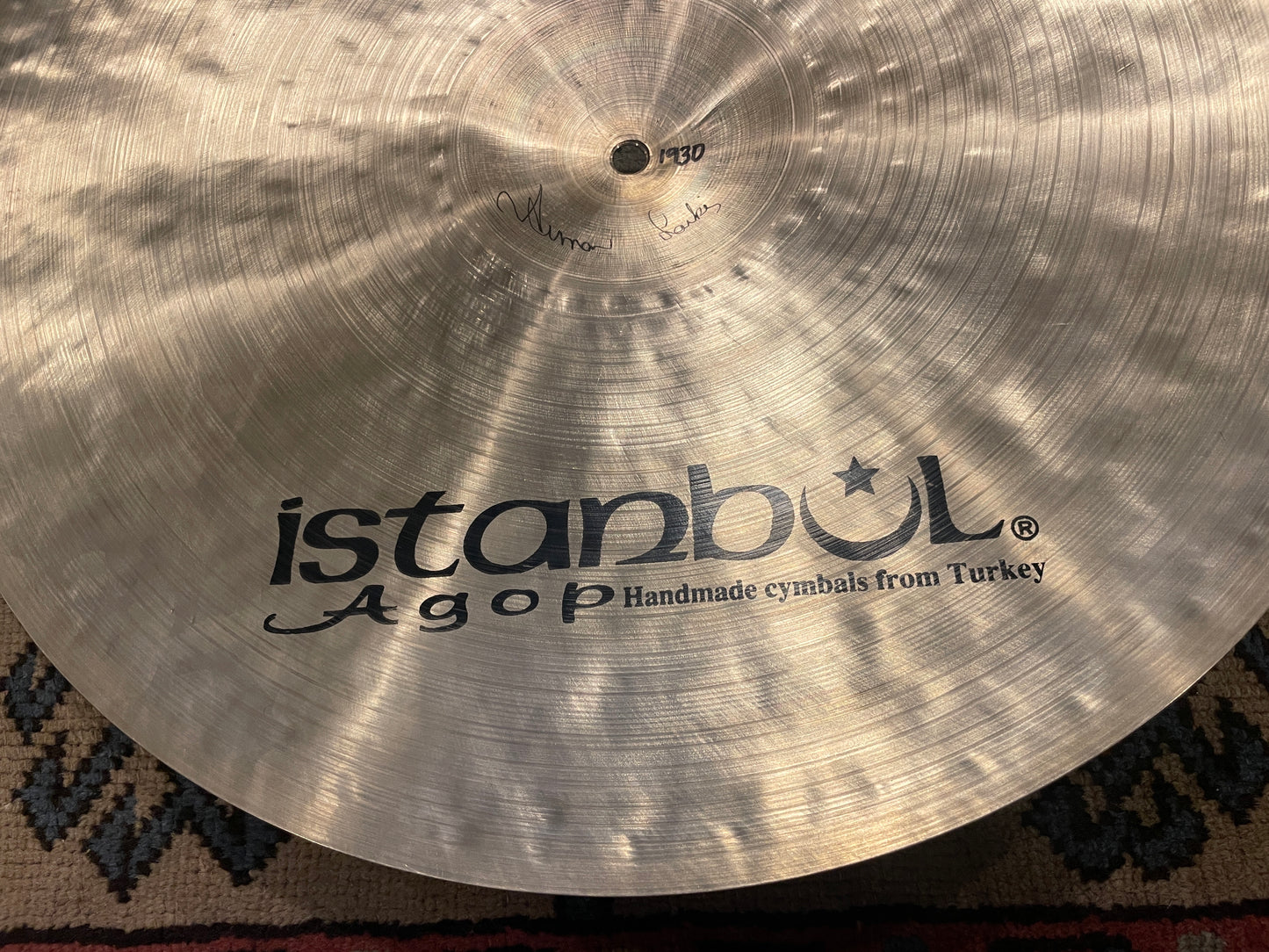 20" Istanbul Agop Traditional Dark Ride Cymbal 1930g *Video Demo*