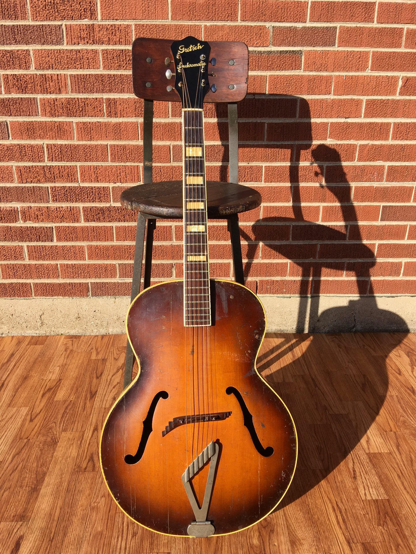 1946-1949 Gretsch Synchromatic 100 Sunburst Archtop Acoustic Guitar