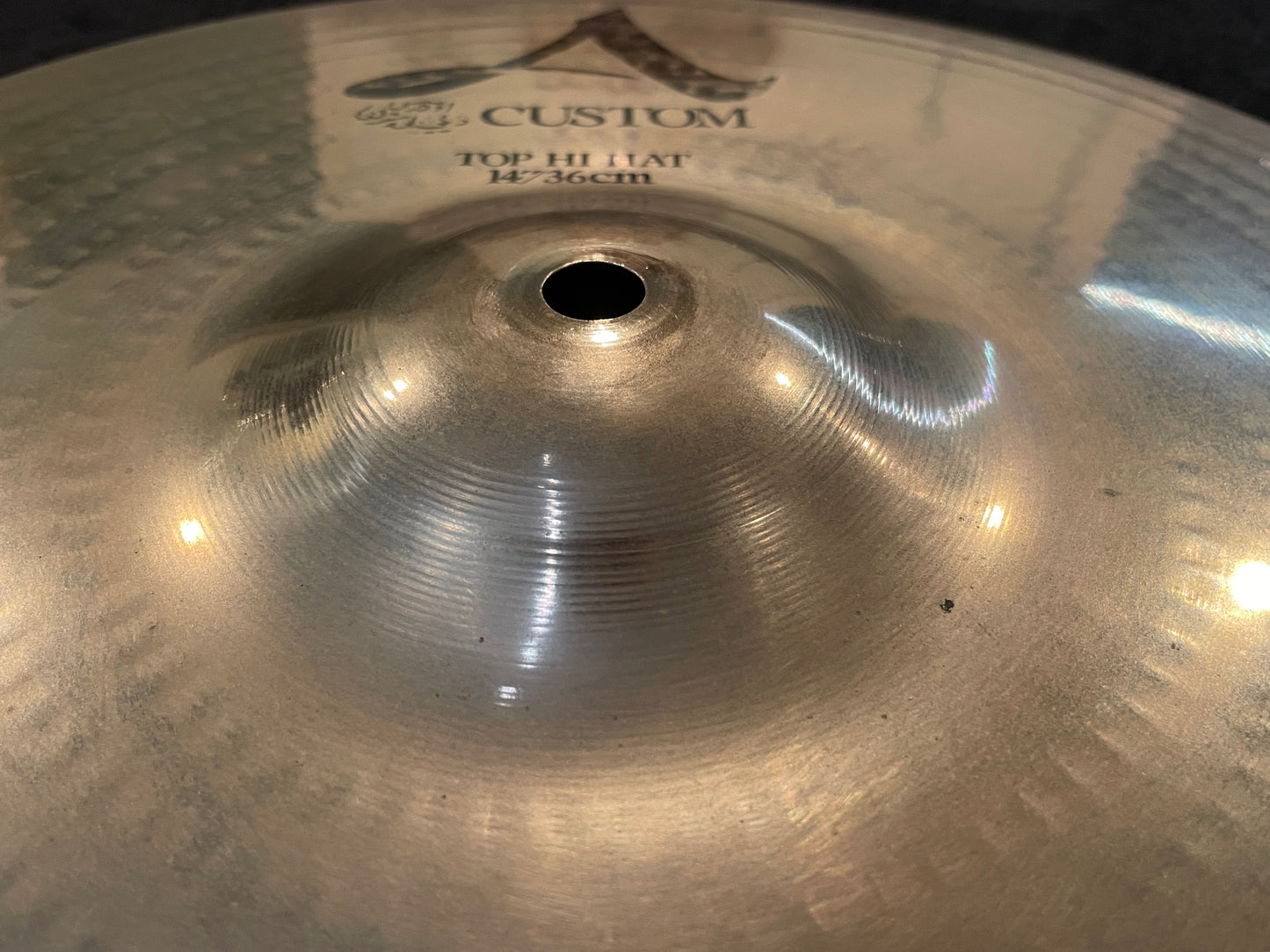 14" Zildjian A Custom Hi-Hat Pair Brilliant 1092g/1216g A20510