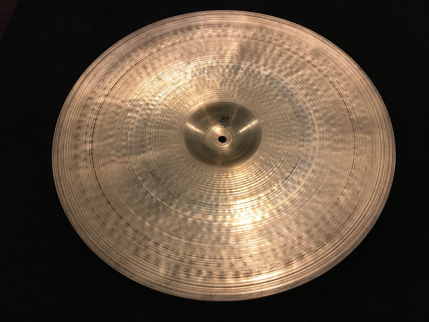 20" Zildjian A 1950s Small Stamp Ride Cymbal 2208g #688 *Sound File*