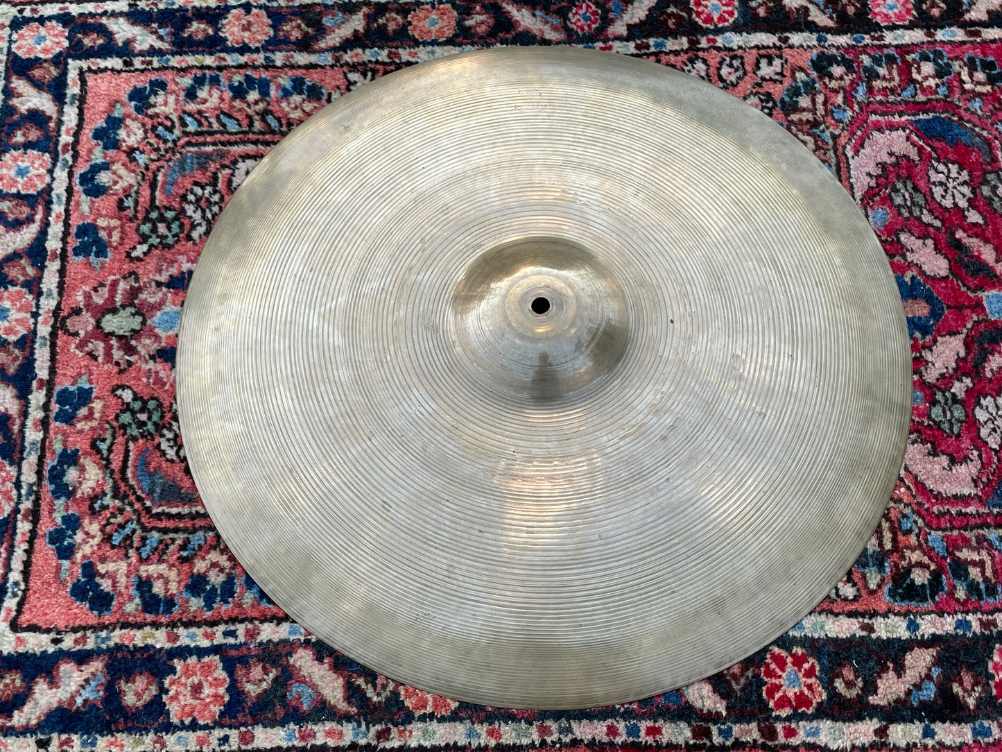 19" Zildjian A 1940s - 1950s Trans Stamp Ride Cymbal 1324g #820 *Video Demo*