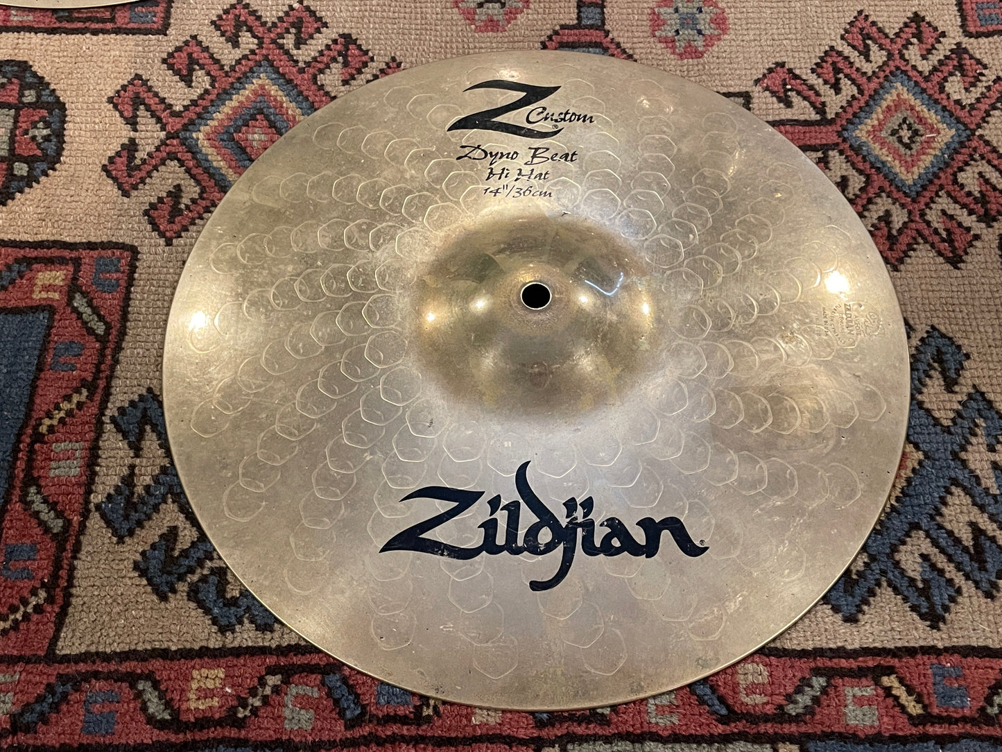 14" Zildjian Z Custom Dyno Beat Hi-Hat Cymbal Pair 1604g/1660g Z40133