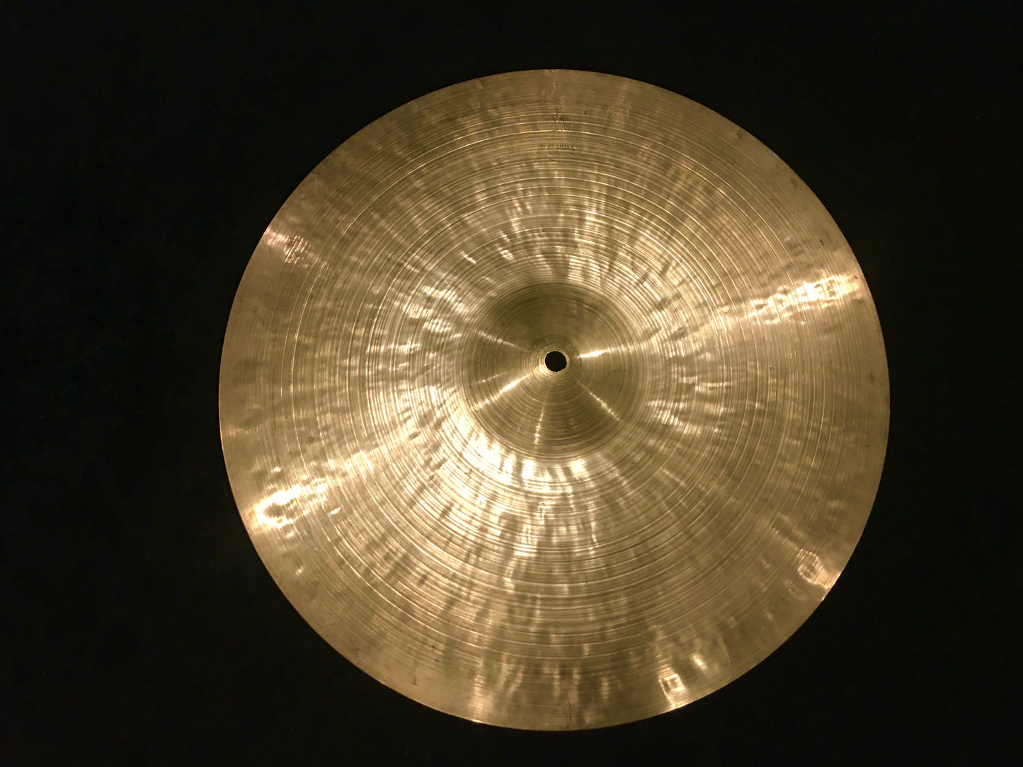 15" 1960s K Zildjian Istanbul New Stamp Hi-Hat / Crash Cymbal 878g #631