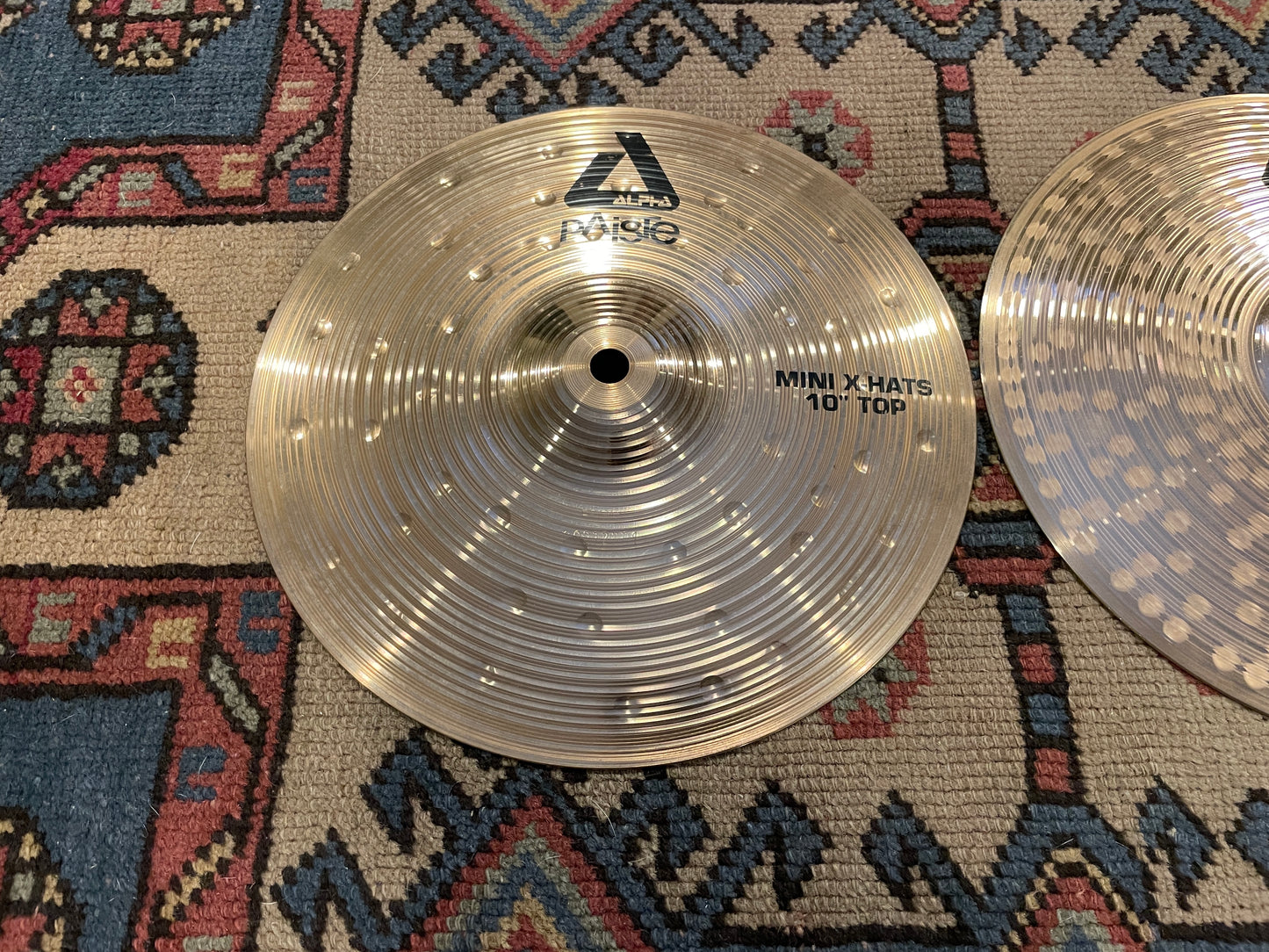 10" Paiste Alpha Mini X-Hats Hi-Hat Cymbal Pair 440g/664g