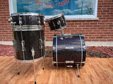 1964 Ludwig Club Date Drum Set Black Galaxy 20/12/14/5x14