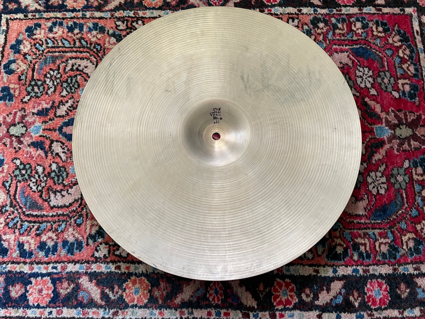 17" Zildjian A 1970s Crash Cymbal 1162g #788