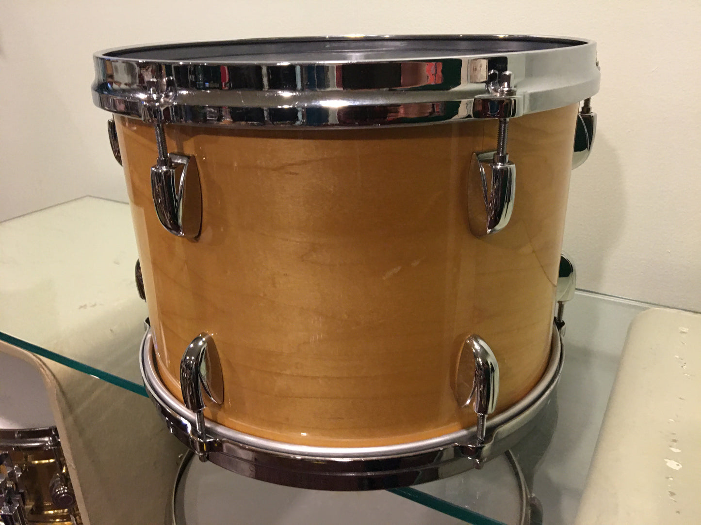 1980s Gretsch 9x13 Virgin Tom Drum Natural Maple