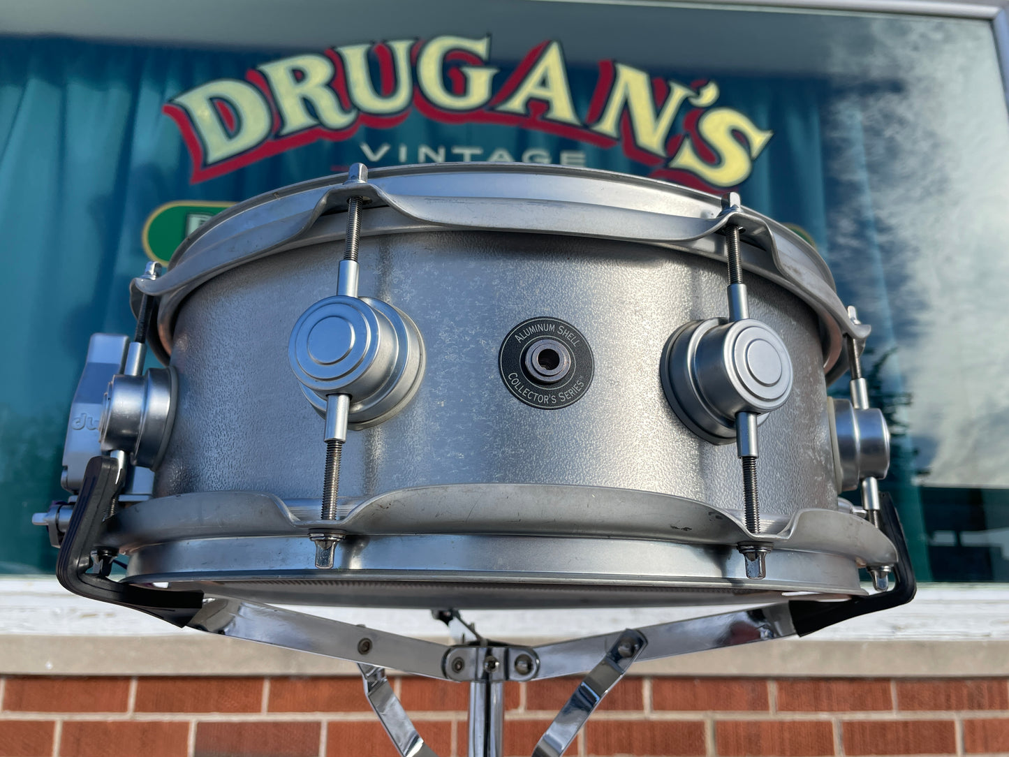 2001 DW Collector's Series 5x13 Cast Aluminum Snare Drum Workshop Billy Ward