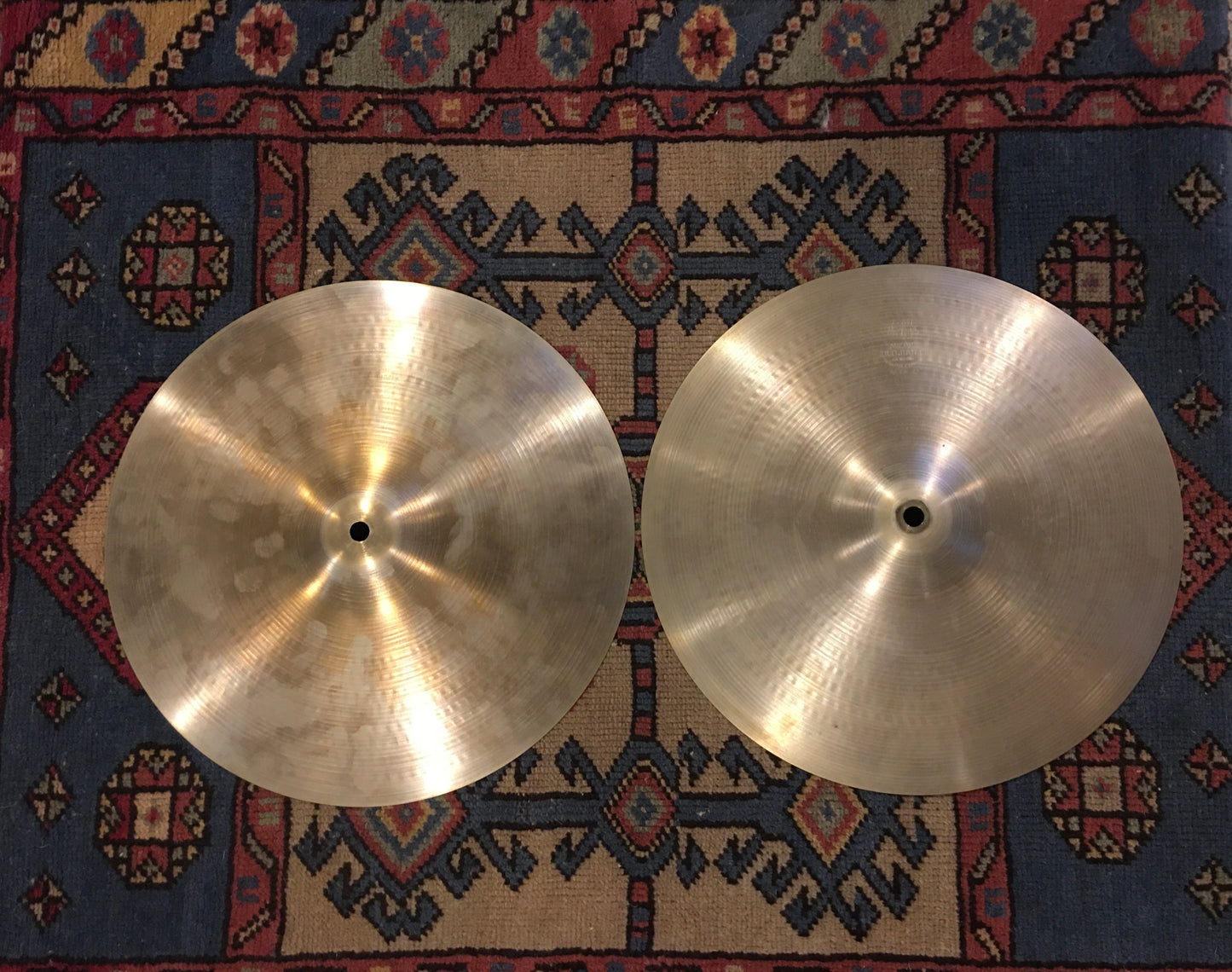 14" Zildjian A 1960s Hi-Hat Cymbal Pair 826g/866g #660