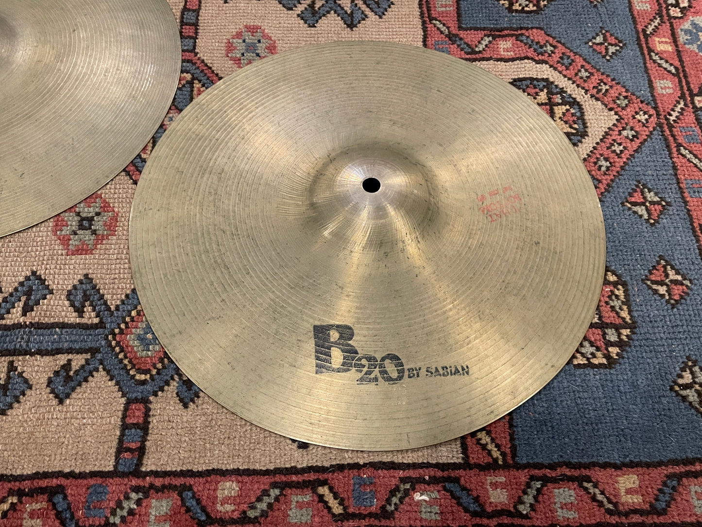 14" Sabian B20 Hi-Hat Cymbal Pair Made In Italy 914g/1204g